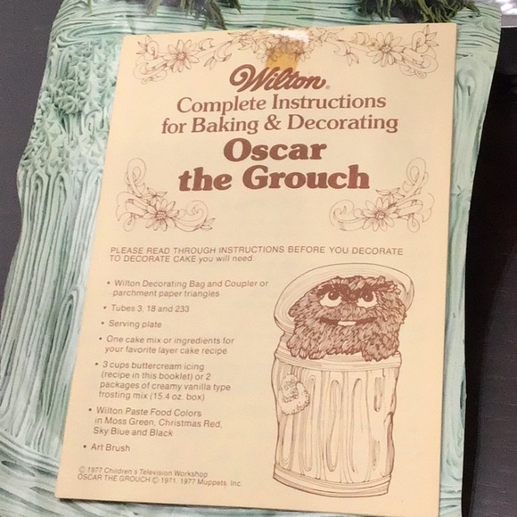 𝅺vintage Wilton Oscar The Grouch cake pan - Picture 4 of 6